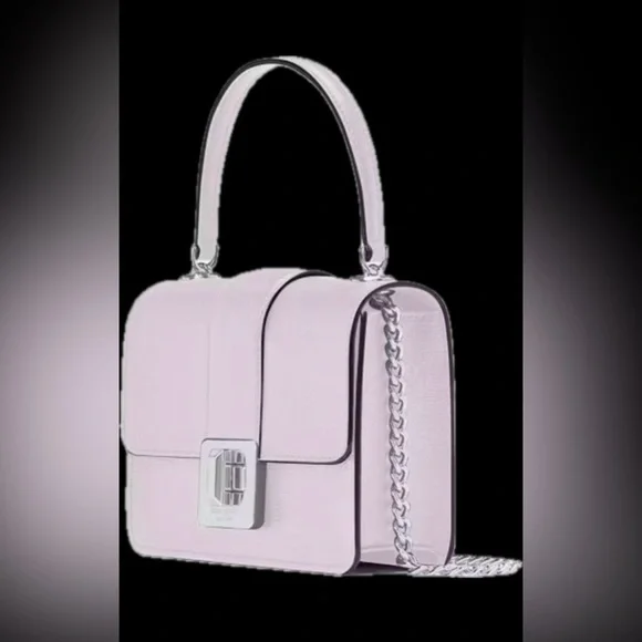 NWT Kate Spade Turnlock Mini Flap Crossbody Bag in Color Light
Frozen Lilac - Picture 3 of 8